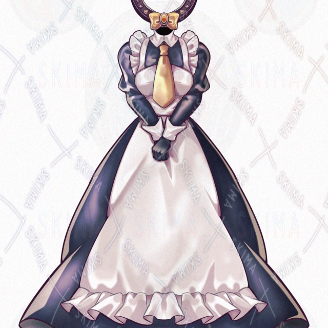 異形頭のメイドの商品画像2枚目