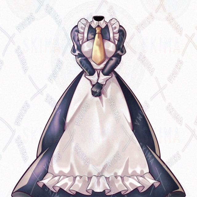 異形頭のメイドの商品画像4枚目