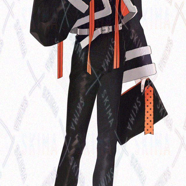 adopt14_Guy in Black Outfit_Facial Expression Variation 5 的商品圖片第 5 張