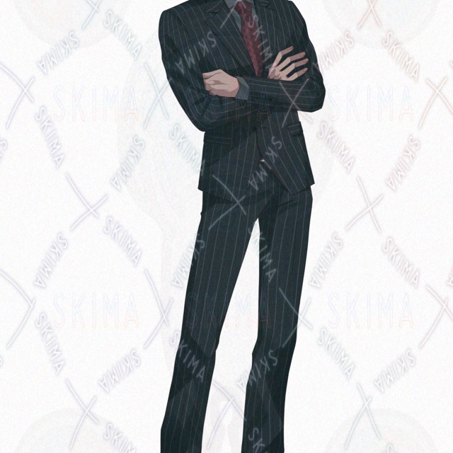 【表情７種】スーツの男性の商品画像2枚目