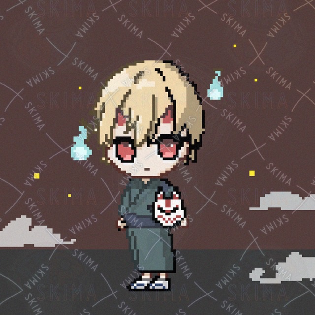 도트그림】일본식・귀신소년 상품 이미지