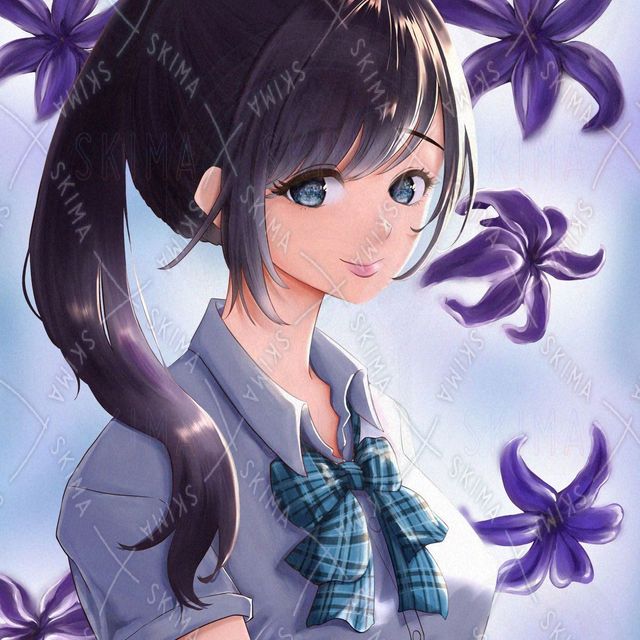 ポニーテールの女の子