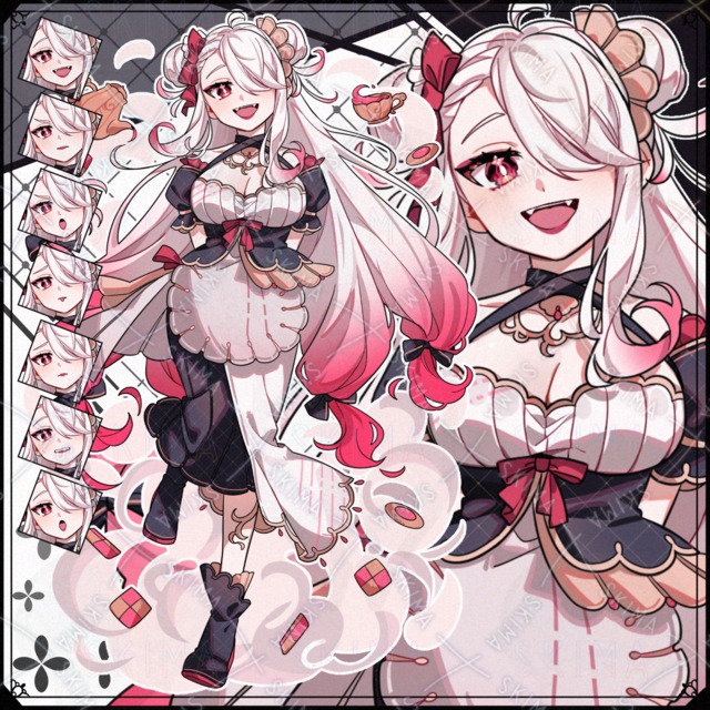 【付属品・表情7種】少女