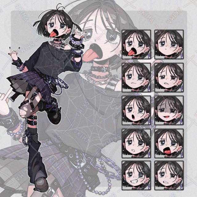 キャラクター立ち絵［表情10種］の商品画像