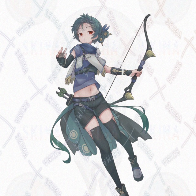 Image 9 of Archer Girl [9 Expressions + Background]