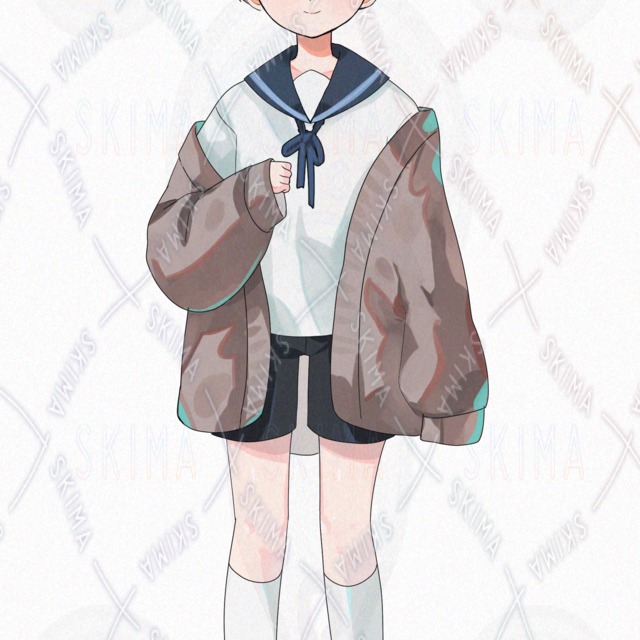 Image 3 of 9 Expressions: Boy in a Sailor Cardigan