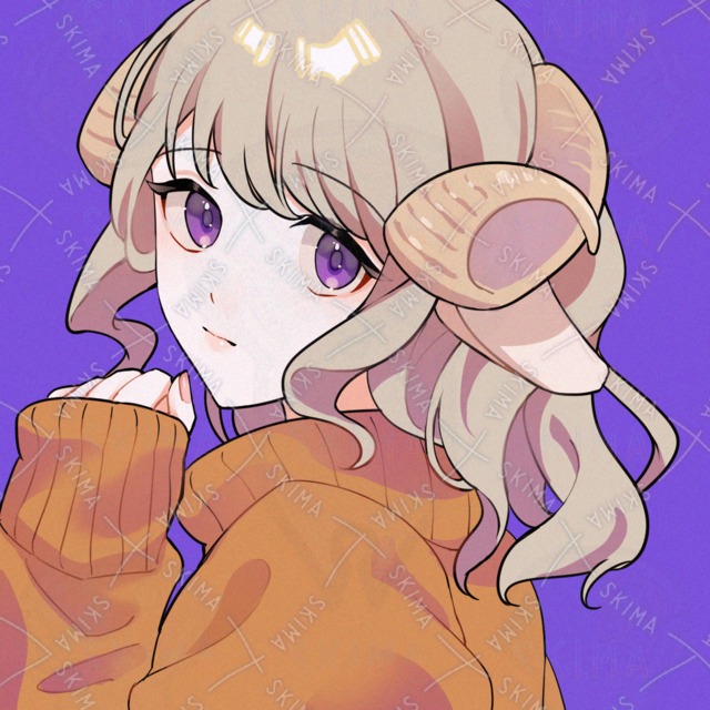 【SNSアイコン】羊モチーフの女の子の商品画像