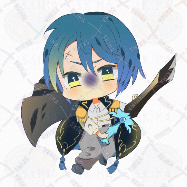 황소님 검객 미니 캐릭터【표정 차이 8종】미니 캐릭터 상품 이미지 8번째