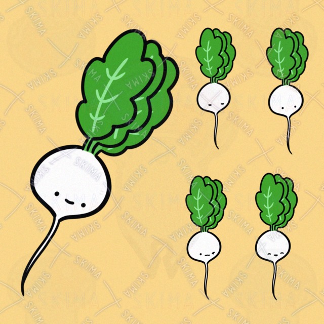 Cute Turnips (5 Expressions) 的商品圖片