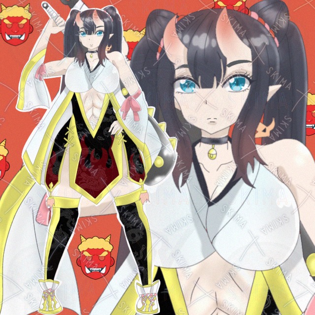 【表情差分　7種類】鬼姫の商品画像