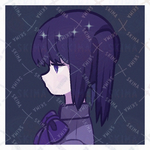 Image of Twintails Side Profile Girl 🌃