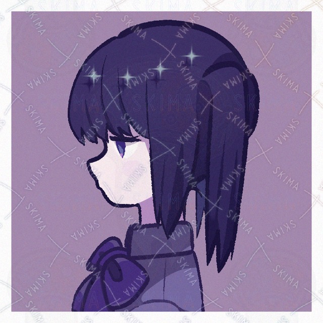 Image 2 of Twintails Side Profile Girl 🌃