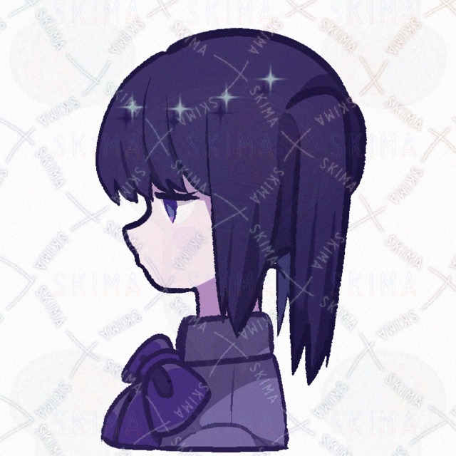 Image 5 of Twintails Side Profile Girl 🌃