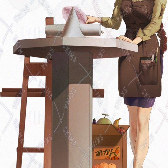 Art Teacher Standing Illustration (8 Variations, Background Included) 的商品圖片第 3 張