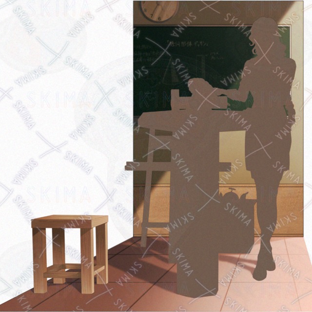 Art Teacher Standing Illustration (8 Variations, Background Included) 的商品圖片第 10 張