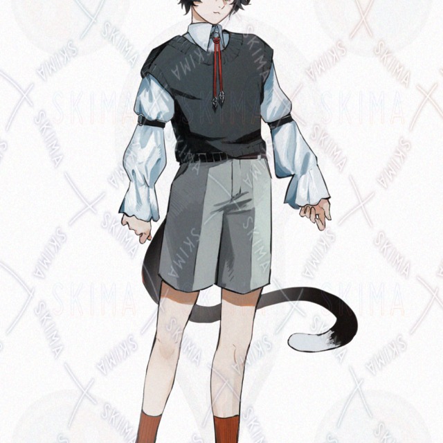 Cat-Eared Boy – 8 Expressions 🧶🐈‍⬛ 的商品圖片第 2 張