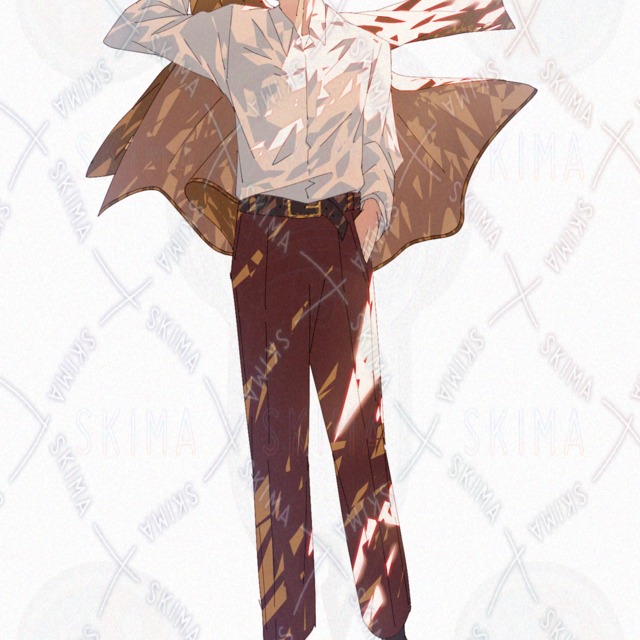 Modern Fantasy Suit – Black Hair, Bearded Middle-Aged Man, Variations Included 的商品圖片第 11 張