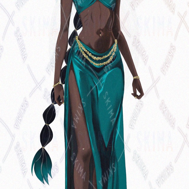 Adopt / 褐色の女性【表情8種】の商品画像9枚目