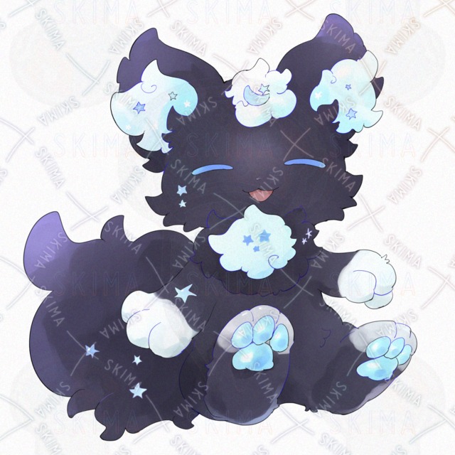 夜空ケモ【表情10種類】の商品画像4枚目