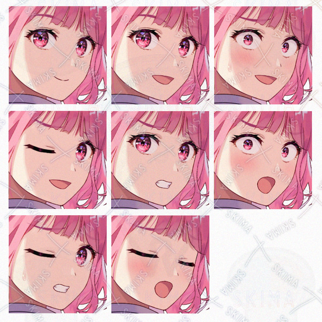 라이플 파카 반바지 (표정 8종 + 장비) 상품 이미지 2번째