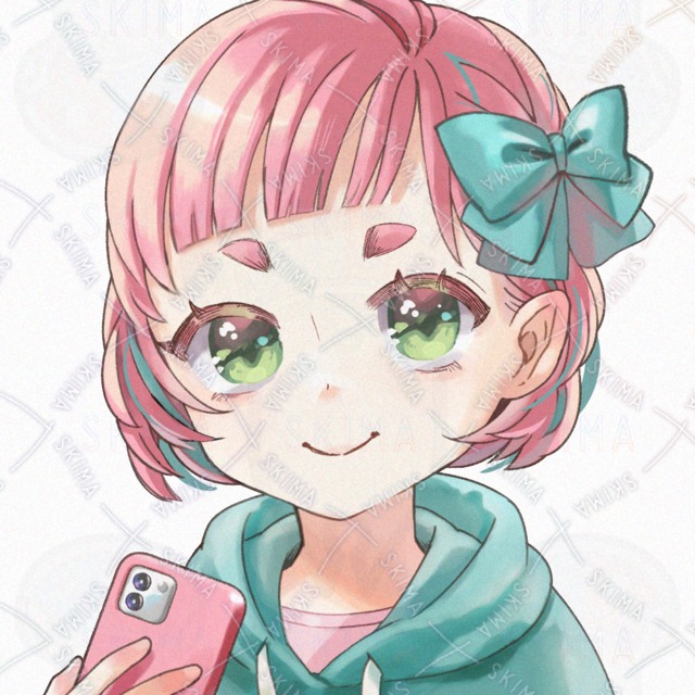 ピンク髪×ショートボブの商品画像2枚目