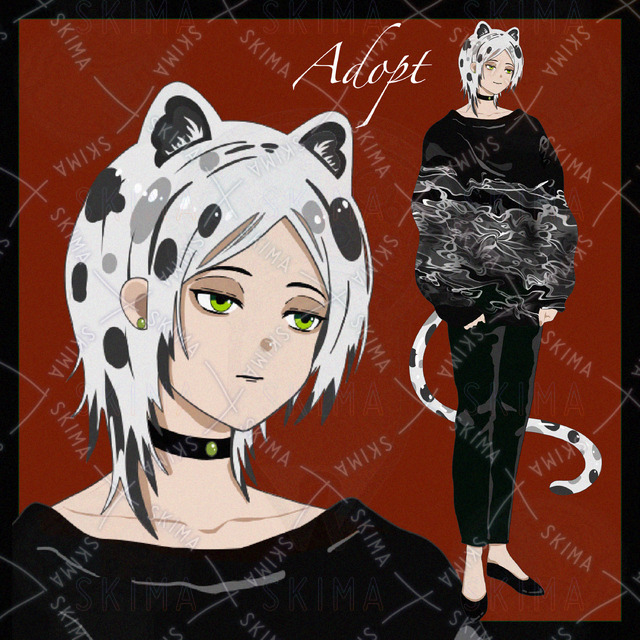 Adopt / マダラ模様の男性【表情7種】の商品画像