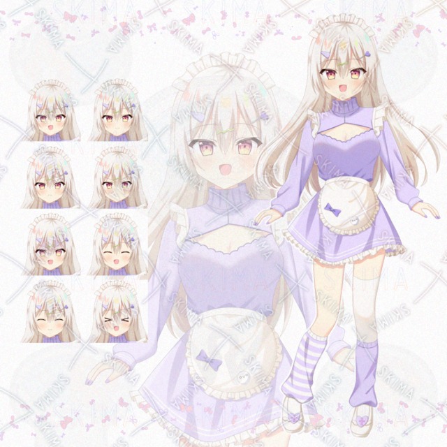 紫ジャージメイド