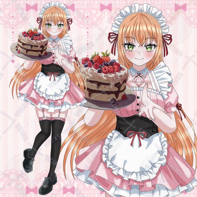 バースデーメイドさん　《笑顔表情差分３種類》