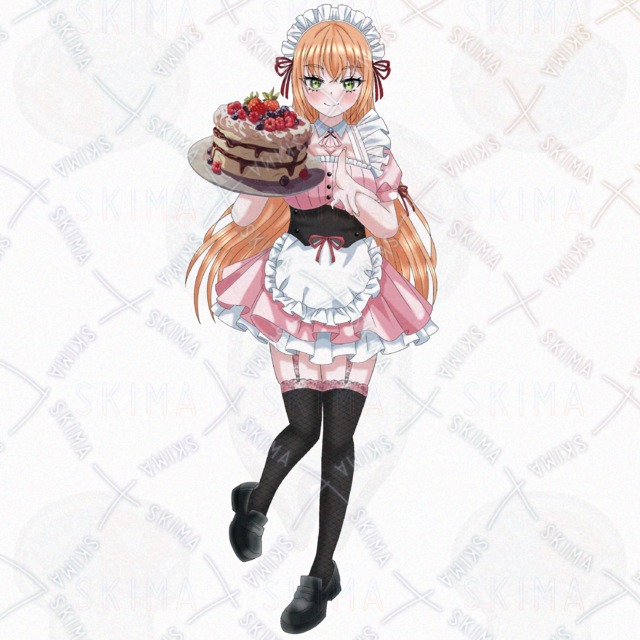 バースデーメイドさん　《笑顔表情差分３種類》の商品画像2枚目