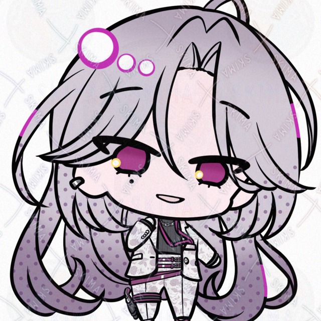 牡丹柄/白スーツ/女性/銃【表情9種類+SD】の商品画像11枚目