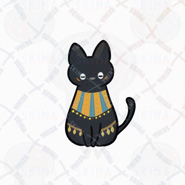 Bastet-Style Cat (6 Expressions) 的商品圖片第 3 張