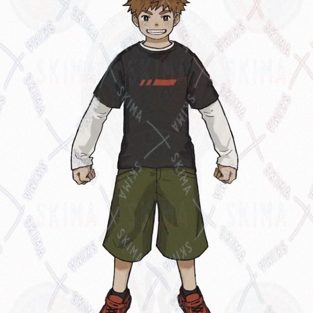 やんちゃそうな男の子立ち絵【表情6種】 | SKIMA（スキマ）