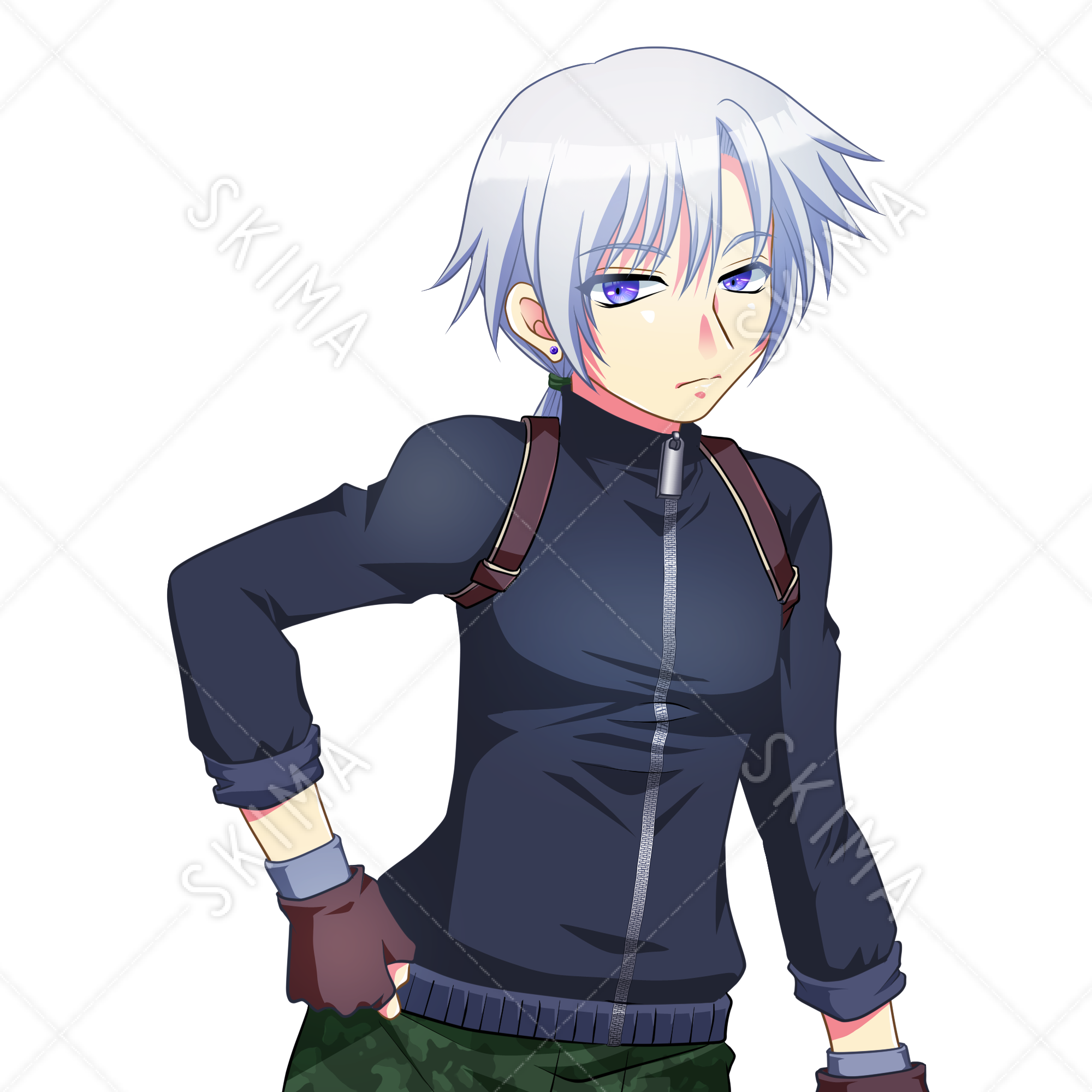 銀髪男子 スキマ スキルのオーダーメイドマーケット Skima