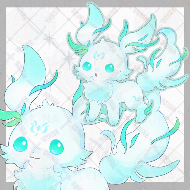 나무 속성 케모【표정 10종】 상품 이미지