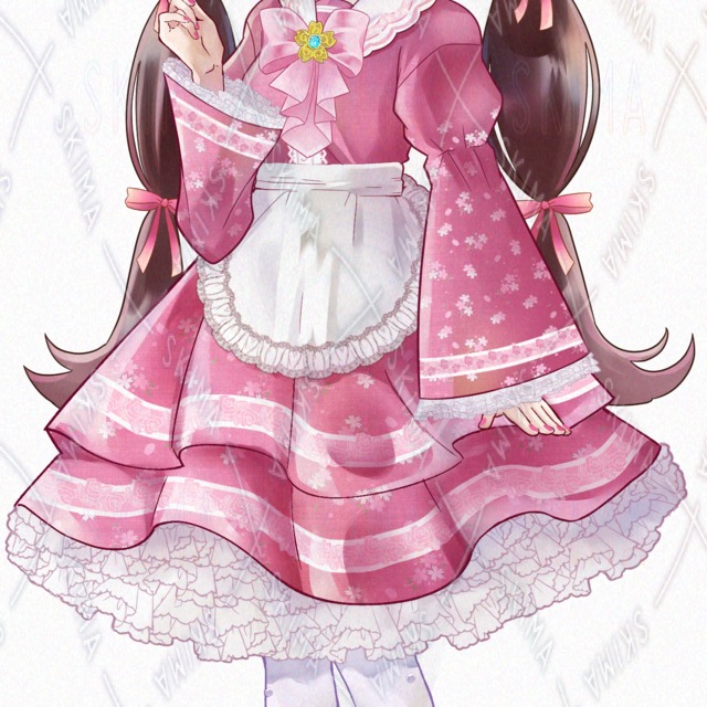 Image 4 of Cherry Blossom Dress Digital Artwork – Sale Ends April 30