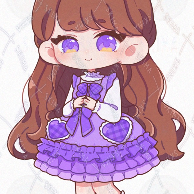 [7 Expressions] Girl in Purple 的商品圖片第 2 張