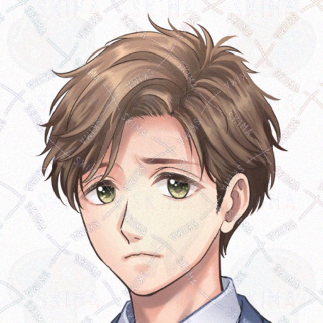 Image 10 of Male Character in a Suit (5 Expressions + Bonus Icon Assets)