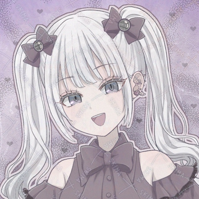 地雷系女の子アイコン【色差分3種】の商品画像2枚目