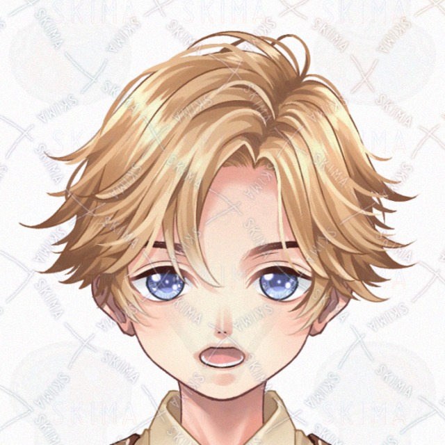 Image 9 of Prince-Style Boy Character: 5 Expressions + Bonus Icons