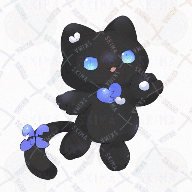 ハートの猫【表情9種類】の商品画像5枚目