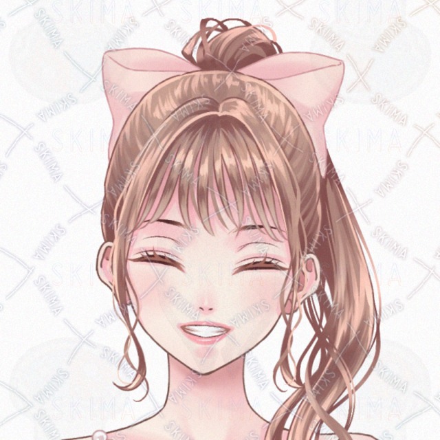 Image 11 of Ponytail Female Character Pack (5 Expressions + Bonus Icons)