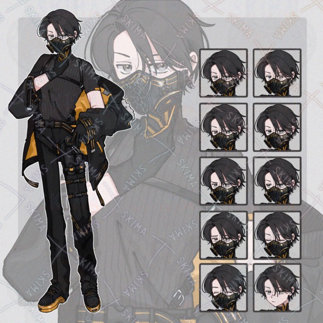 キャラクター立ち絵［表情10種］の商品画像