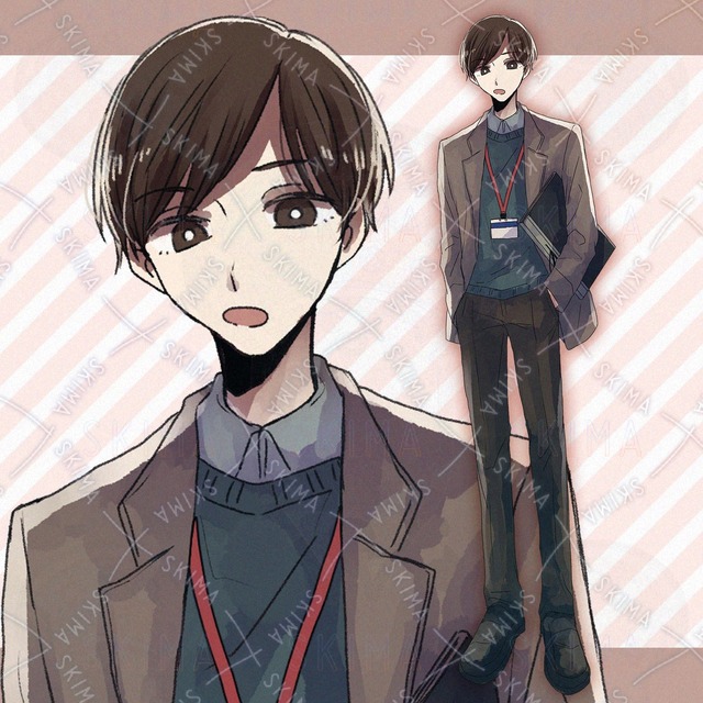 男性教師の立ち絵