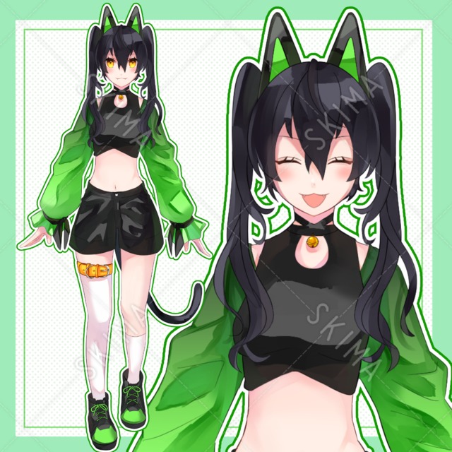 【立ち絵】女の子【表情全4種】