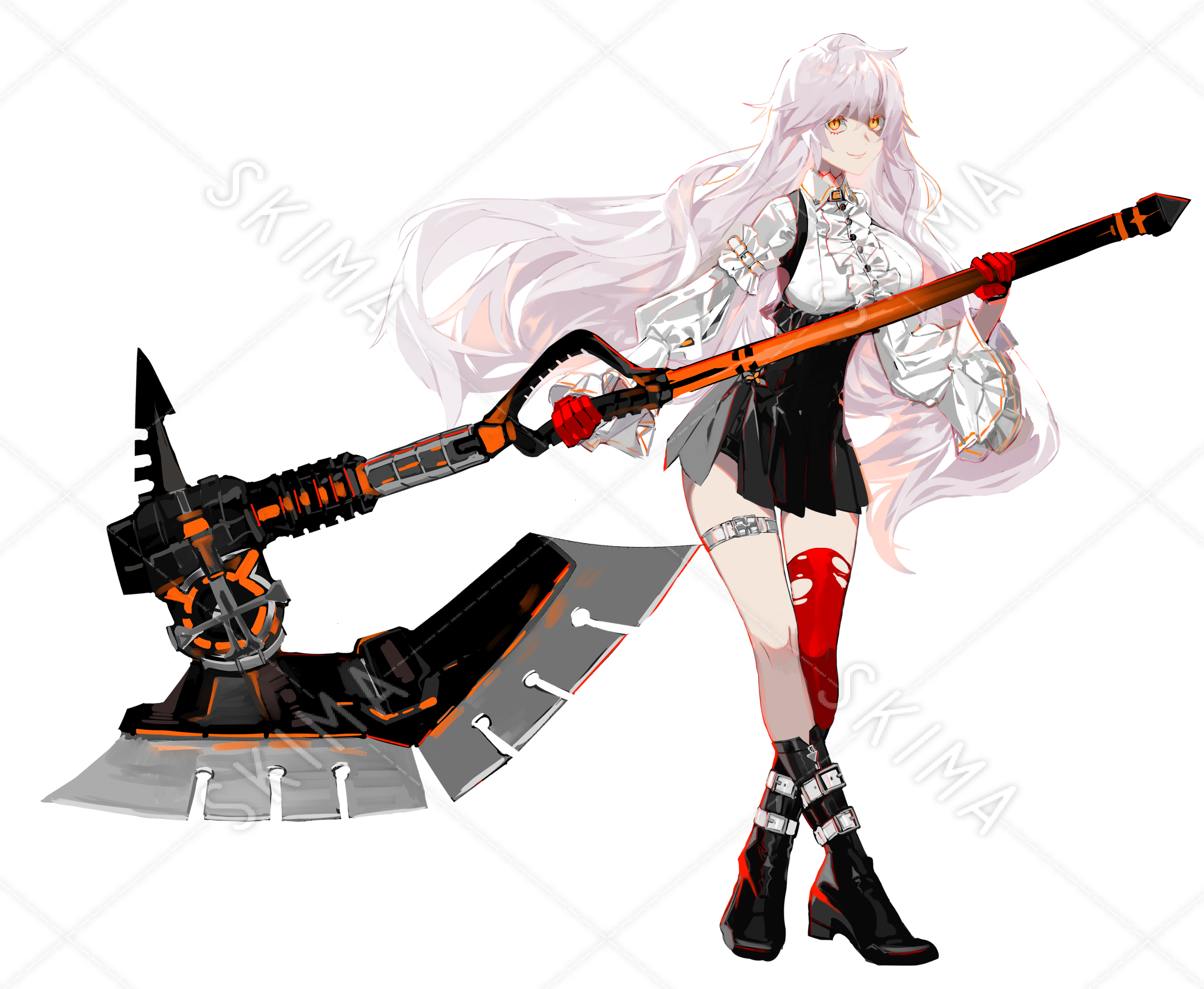 大斧をもった女性 5月31日までの販売 スキマ スキルのオーダーメイドマーケット Skima