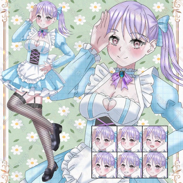 《表情差分6種》メイドさん