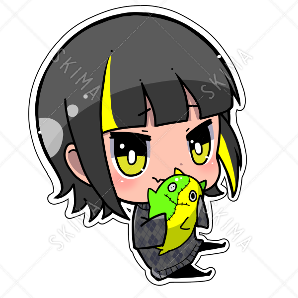 黒髪女の子 ちびキャラ 3種 スキマ スキルのオーダーメイドマーケット Skima