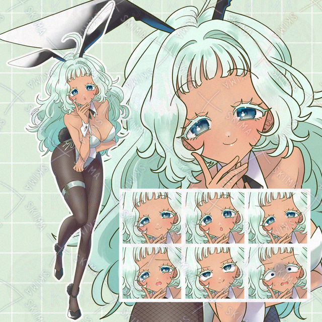 褐色バニーガール