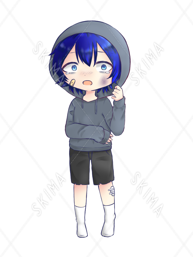 立ち絵 ボロボロの男の子 表情差分6種 スキマ スキルのオーダーメイドマーケット Skima