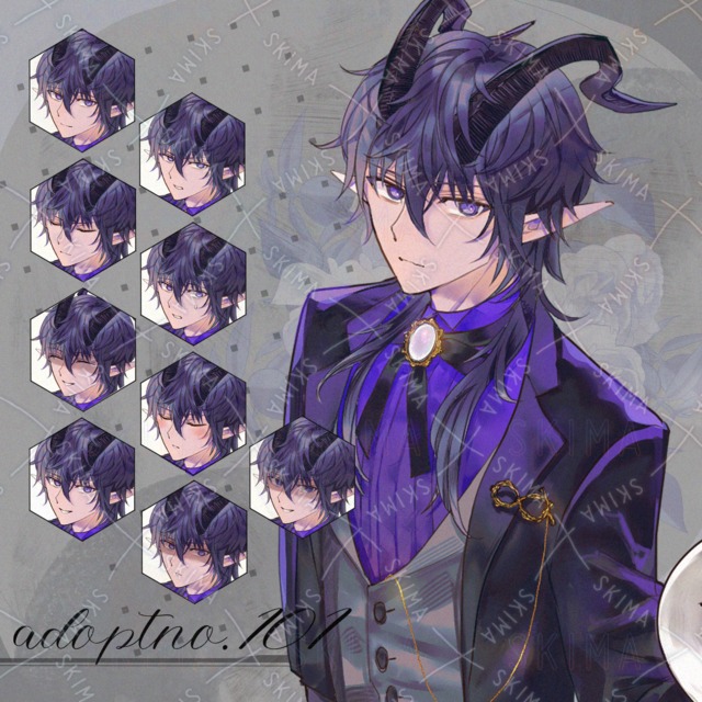悪魔執事風の男性